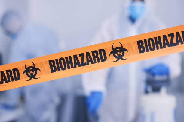Professional Biohazard technician working in Jackson, SC